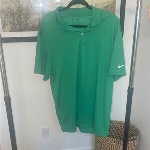 Nike Green Performance Polo Shirt